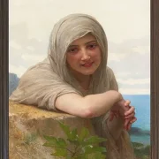 William Bouguereau – Souvenir 1894 | Giclée Kunstdruck gerahmt