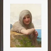 William Bouguereau – Souvenir 1894 | Giclée Kunstdruck gerahmt