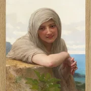 William Bouguereau – Souvenir 1894 | Giclée Kunstdruck gerahmt