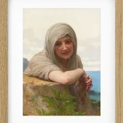 William Bouguereau – Souvenir 1894 | Giclée Kunstdruck gerahmt