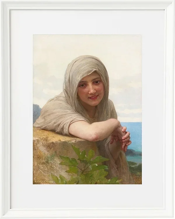 William Bouguereau – Souvenir 1894 | Giclée Kunstdruck gerahmt