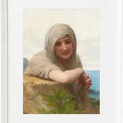 William Bouguereau – Souvenir 1894 | Giclée Kunstdruck gerahmt