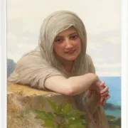 William Bouguereau – Souvenir 1894 | Giclée Kunstdruck gerahmt