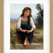 William Bouguereau – Träumereien 1899 | Giclée Kunstdruck gerahmt