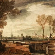 William Turner | Abingdon, Oxfordshire - 1805 | Indrammet kunsttryk | Romantic | formida
