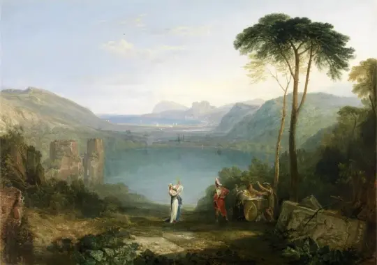 William Turner | Æneas og den cumanske sibylle - 1815 | Indrammet kunsttryk | Romantic | formida