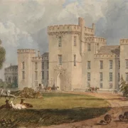 William Turner | Udsigt over Hampton Court, Hertefordshire - 1806 | Indrammet kunsttryk | Romantic | formida