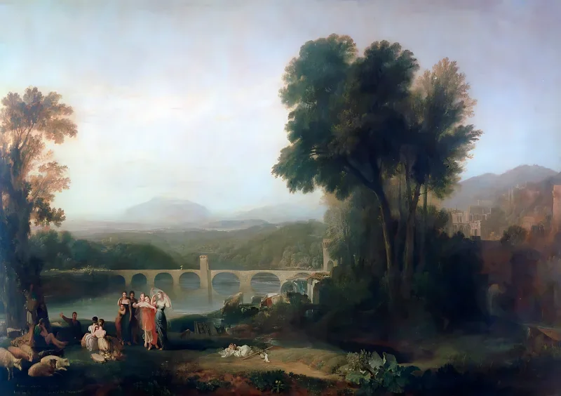 William Turner | Apullia på jagt efter Appullus - 1814 | Indrammet kunsttryk | Romantic | formida