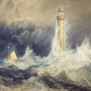 William Turner | Bell Rock Fyrtårn - 1819 | Indrammet kunsttryk | Romantic | formida