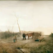 William Turner | Frostmorgen - 1813 | Indrammet kunsttryk | Romantic | formida