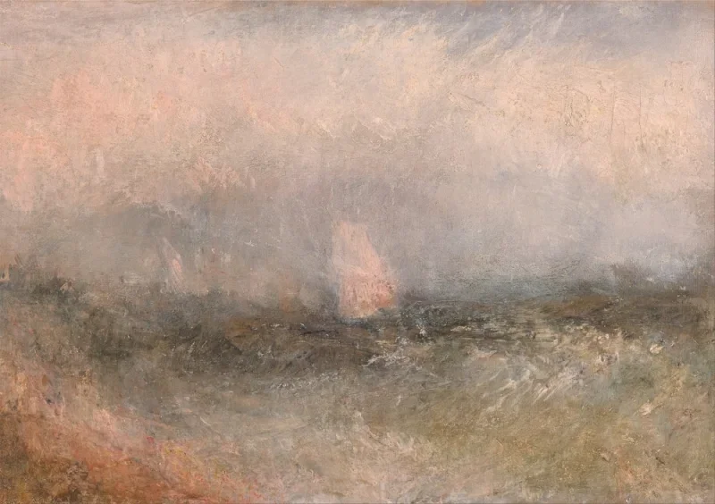 William Turner | Uden for Nore - 1840 | Indrammet kunsttryk | Romantic | formida