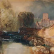William Turner | Brinkburn Priory, Northumberland - 1830 | Indrammet kunsttryk | Romantic | formida