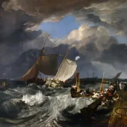 William Turner | En engelsk pakkebåd ankommer - 1803| Indrammet kunsttryk | Romantic | formida
