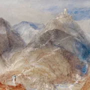 William Turner | Slottet på Højden nær Genève - 1836 | Indrammet kunsttryk | Romantic | formida