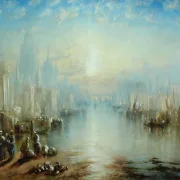 William Turner | Capriccio, Venice - 1825 | Indrammet kunsttryk | Romantic | formida