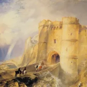 William Turner | Carisbrook Castle, Isle of Wight - 1828 | Gerahmter Kunstdruck | Romantik | formida