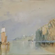 William Turner | Coteaux de Mauves - 1830 | Indrammet kunsttryk | Romantic | formida