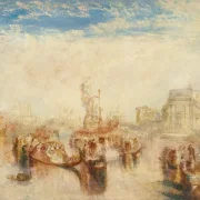 William Turner | Deponering af John Bellinis tre billeder i La Chiesa Redentore - 1841 | Indrammet kunsttryk | Romantic | formida