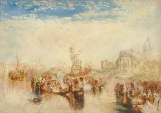 William Turner | Deponering af John Bellinis tre billeder i La Chiesa Redentore - 1841 | Indrammet kunsttryk | Romantic | formida