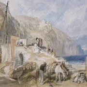William Turner | Clontarf Slot, Dublin - 1817 | Indrammet kunsttryk | Romantic | formida