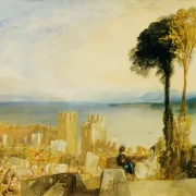 William Turner | Arona, Lago Maggiore - 1828 | Indrammet kunsttryk | Romantic | formida