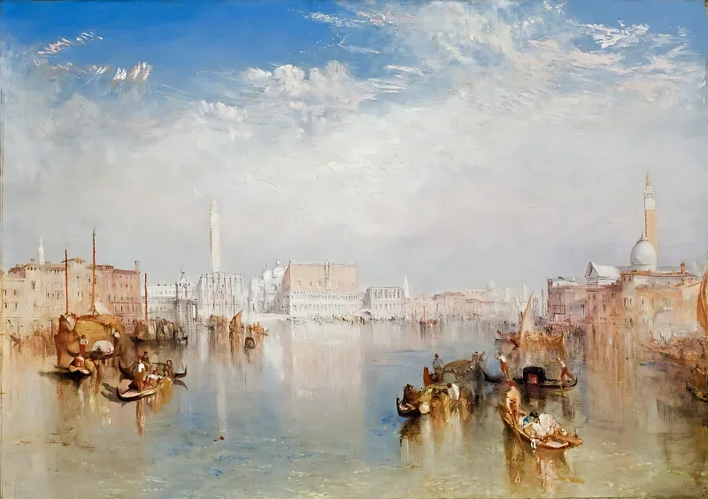 William Turner | Der Dogenpalast - 1841 | Gerahmter Kunstdruck | Romantik | formida