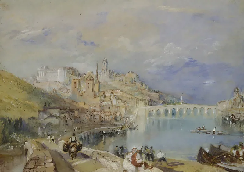 William Turner | Dort-pakkebåden fra Rotterdam - 1818 | Indrammet kunsttryk | Romantic | formida