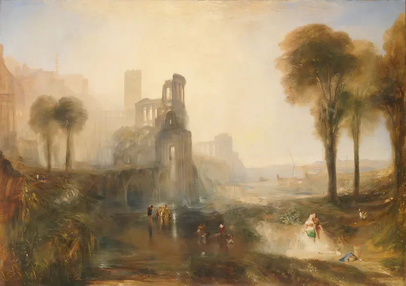 William Turner | Caligulas palads og bro - 1831 | Indrammet kunsttryk | Romantic | formida