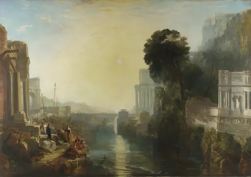 William Turner | Det karthagiske imperiums fremgang - 1815 | Indrammet kunsttryk | Romantic | formida
