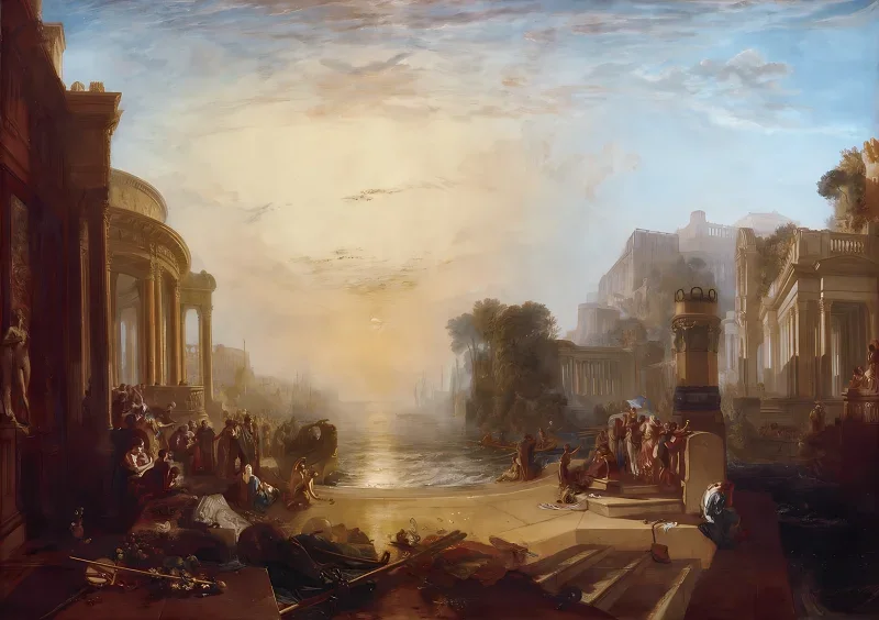 William Turner | Det karthagiske imperiums fald - 1817 | Indrammet kunsttryk | Romantic | formida