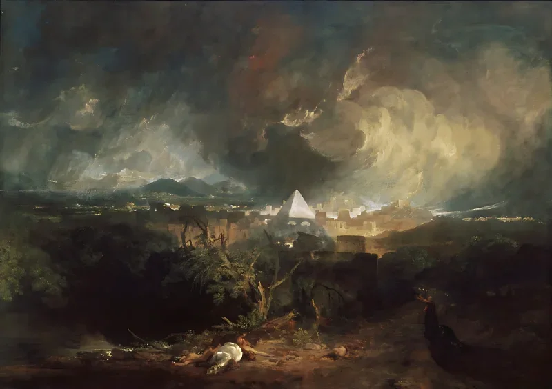 William Turner | Den femte plage i Egypten - 1808 | Indrammet kunsttryk | Romantic | formida