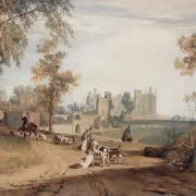 William Turner | Nordvestfronten, Cassiobury - 1835 | Indrammet kunsttryk | Romantik | formida