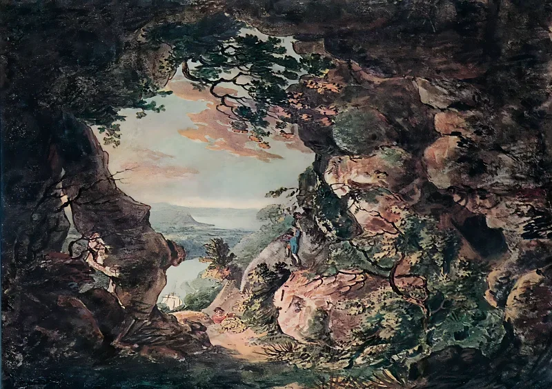 William Turner | Avons udmunding - 1909 | Indrammet kunsttryk | Romantik | formida