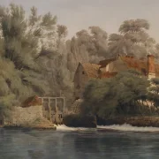 William Turner | Iffley Mølle - 1844 | Indrammet kunsttryk | Romantic | formida