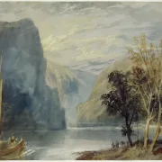 William Turner | Der Loreley-Felsen - 1817 | Gerahmter Kunstdruck | Romantik | formida