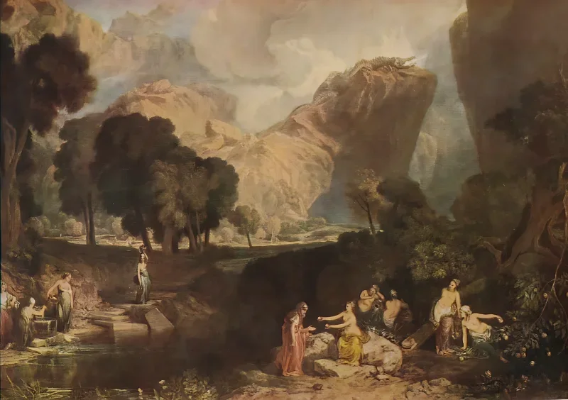 William Turner | Die Göttin der Zwietracht wählt den Apfel des Streits - 1806 | Gerahmter Kunstdruck | Romantik | formida