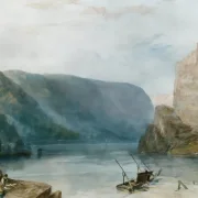William Turner | Lorelei - 1817 | Indrammet kunsttryk | Romantic | formida