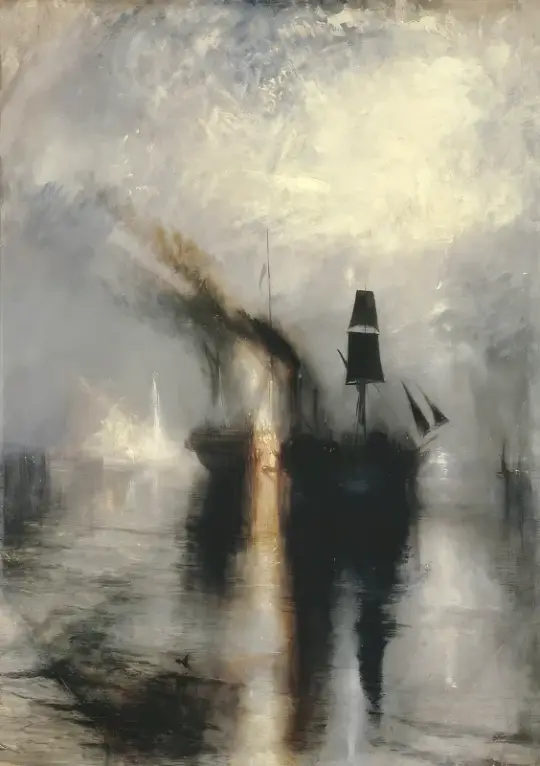 William Turner | Begravelse til søs - 1842 | Indrammet kunsttryk | Romantic | formida
