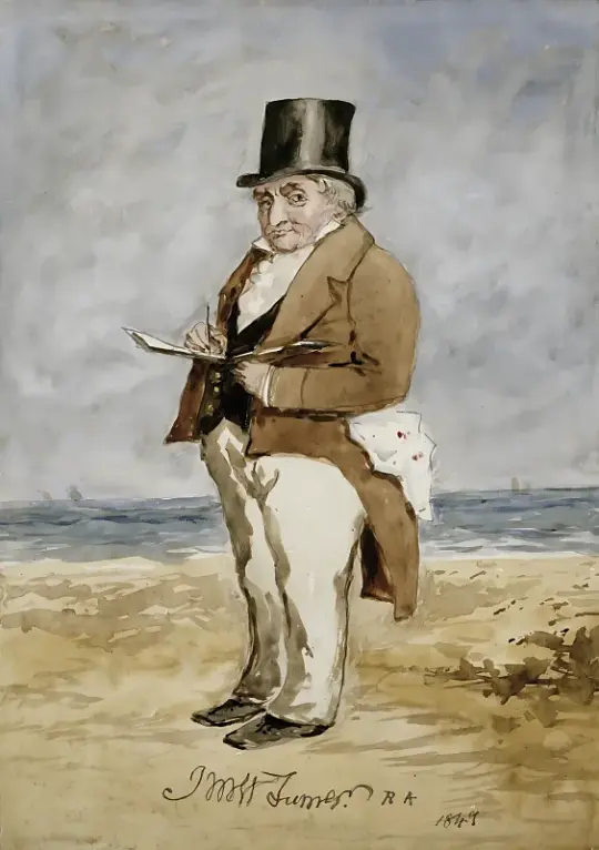 William Turner | Joseph Mallord William Turner - 1849 | Indrammet kunsttryk | Romantic | formida