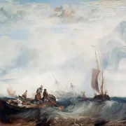 William Turner | Indgang til Maas - 1819 | Indrammet kunsttryk | Romantik | formida