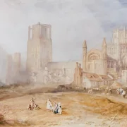 William Turner | Ely Cathedral von Turner - 1825 | Gerahmter Kunstdruck | Romantik | formida