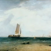 William Turner | Fiskeri på Blythe Sands - 1809 | Indrammet kunsttryk | Romantik | formida