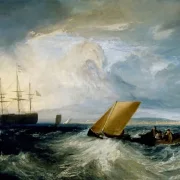 William Turner | Sheerness, von Nore aus gesehen - 1808 | Gerahmter Kunstdruck | Romantik | formida