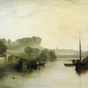 William Turner | Petworth, sæde for jarlen af ​​Egremont - 1810 | Indrammet kunsttryk | Romantic | formida