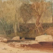 William Turner | På Washburn-floden - 1815 | Indrammet kunsttryk | Romantic | formida