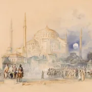 William Turner | Hagia Sophia - 1816 | Indrammet kunsttryk | Romantic | formida