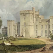 William Turner | Hampton Court fra nordvest - 1806 | Indrammet kunsttryk | Romantic | formida