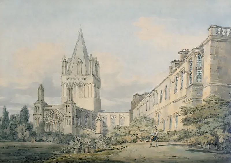 William Turner | Christ Church-katedralen - 1825 | Indrammet kunsttryk | Romantic | formida