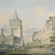 William Turner | Christ Church-katedralen - 1825 | Indrammet kunsttryk | Romantic | formida