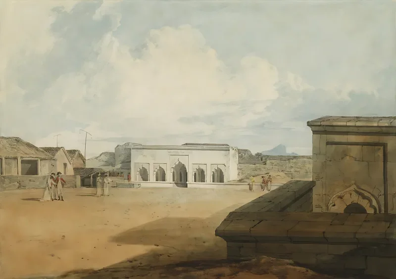 William Turner | Hoolay Deedy, Seringapatam - 1800 | Indrammet kunsttryk | Romantic | formida